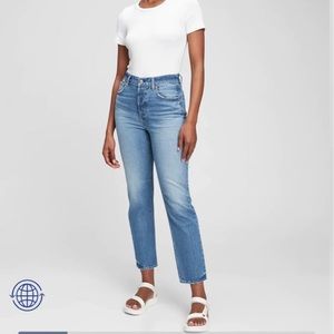 GAP High Rise Cheeky Straight Jeans